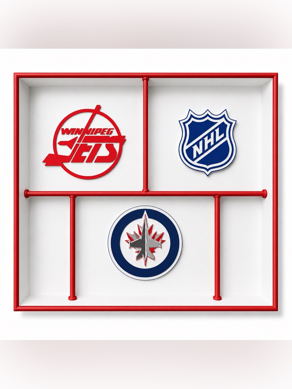 Winnipeg Jets NHL Pocket Dump Tray - For Keys, Wallet, Money, Etc